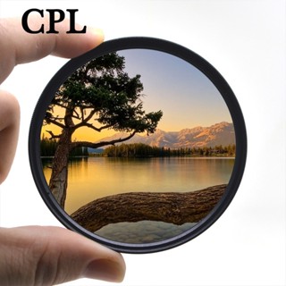 Knightx CPL ฟิลเตอร์เลนส์โพลาไรเซอร์ อุปกรณ์เสริมถ่ายภาพ DSL…