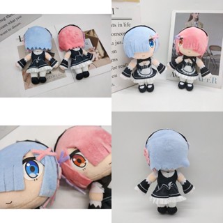 ของเล่นตุ๊กตา Rezero Ram Rem น่ารัก ของขวัญสําหรับเด็ก