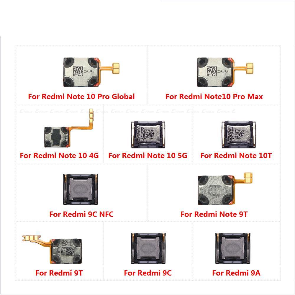 หูฟัง หูฟัง หูฟัง หูฟังด้านบนสําหรับ Xiaomi Redmi 9A 9C NFC 10 Prime Note 10 Pro Max 10T 9T