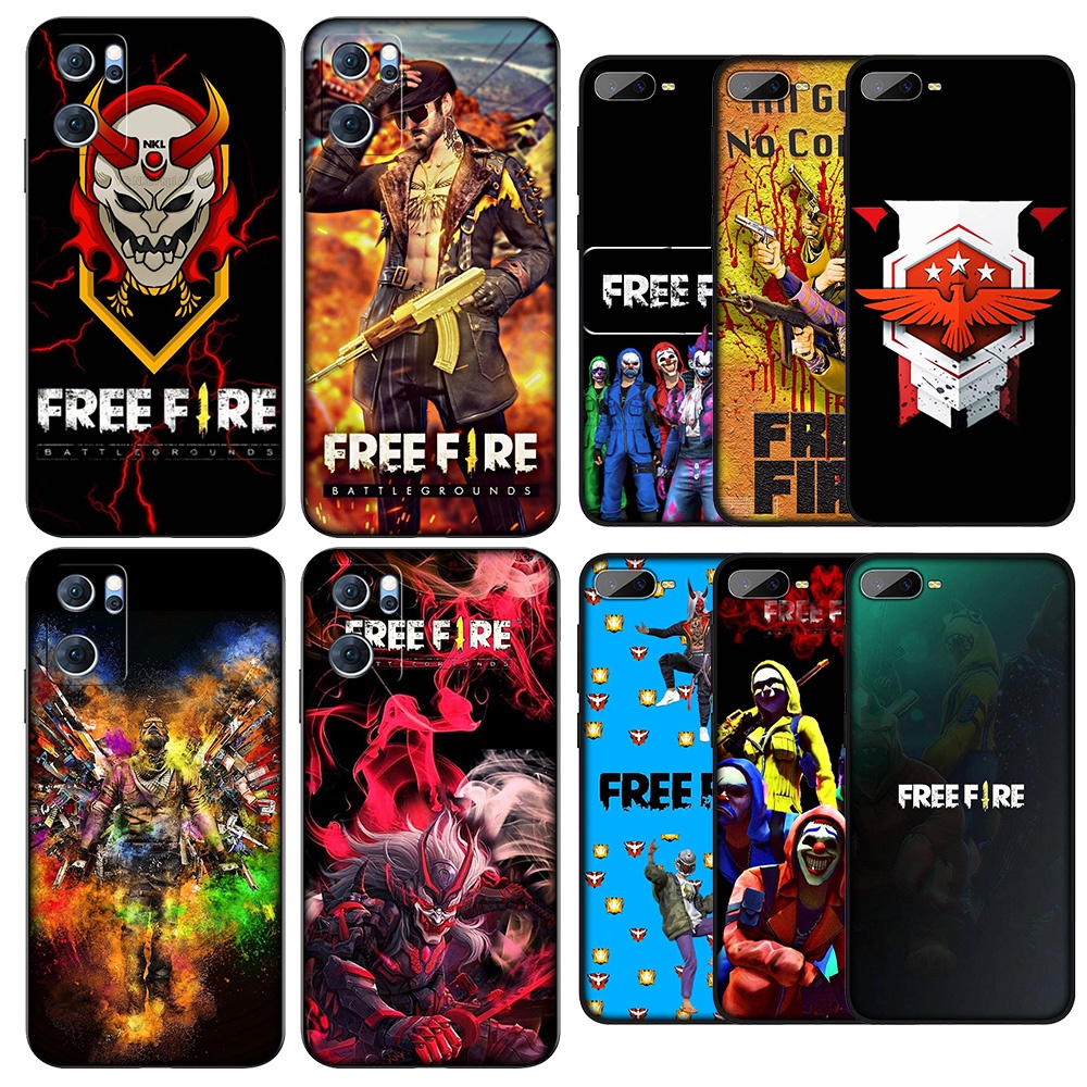 Gm34 เคสโทรศัพท์มือถือ ซิลิโคนนุ่ม ลายเกม Free Fire สําหรับ Realme 6 6i 6Pro 9i X2 XT