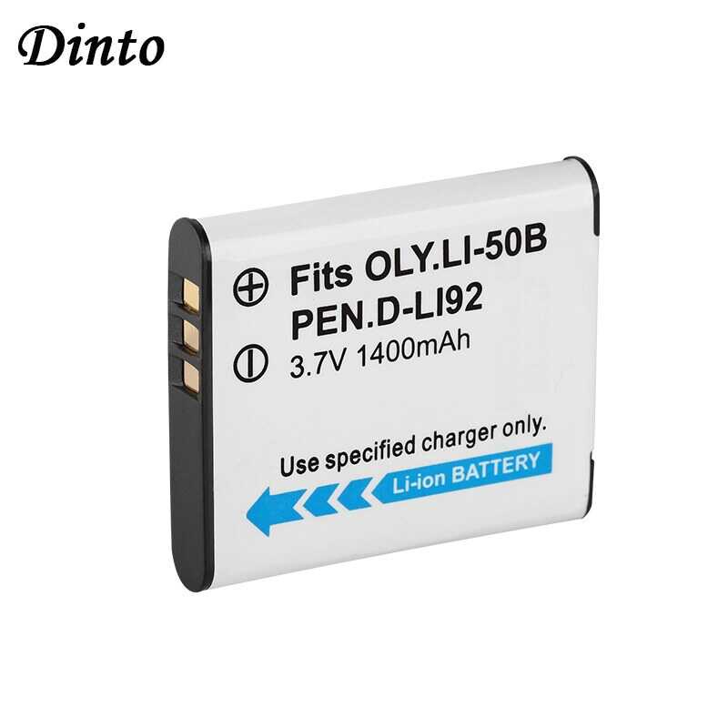 Donto 1400Mah 3.7V 1ชิ้น Li-50B Li50b 50B Li D-Li92 Dli92 Li92แบตเตอรี่กล้องแบ