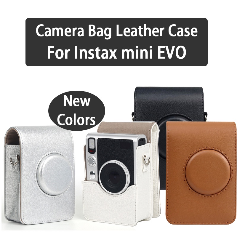 [พร้อมส่ง] เคสกระเป๋าหนัง ป้องกันกล้อง สําหรับ Instax mini EVO