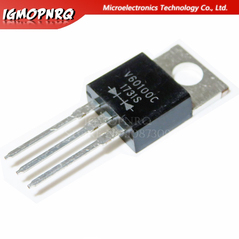 ไดโอดช็อตสกี V60100C TO-220 V60100 TO220 60A 100V 5 ชิ้น