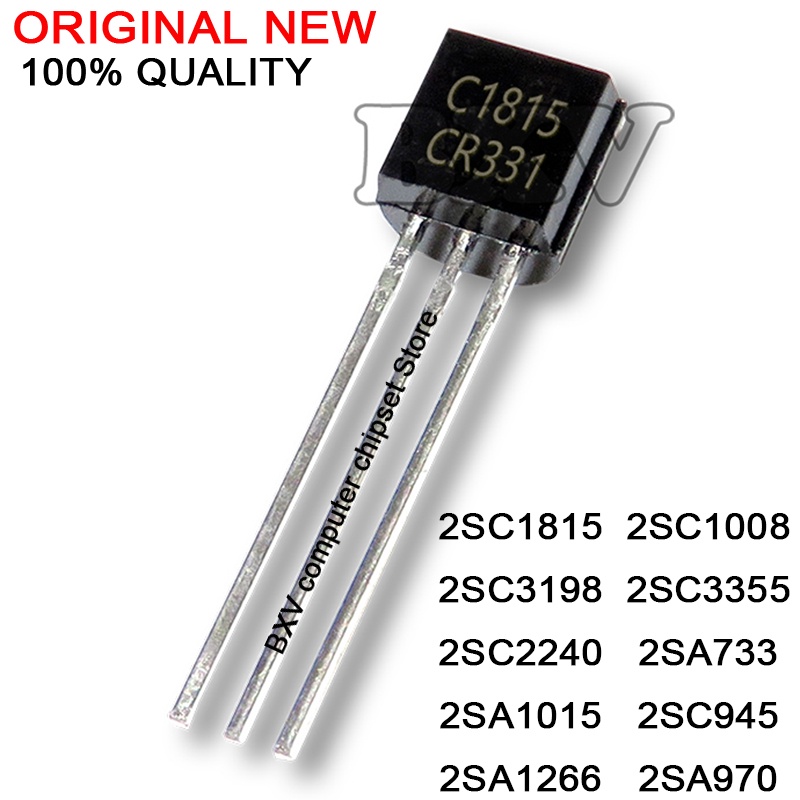 100PCS 2SC1815 2SC3198 2SC945 2SA1015 2SA1266 2SA733 TO-92 C1815 C3198 C945 A1015 A1266 A733 2SC2240