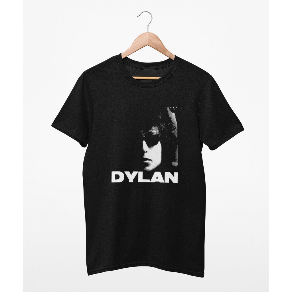 เสื้อยืด ผ้าฝ้าย พิมพ์ลาย Bob Dylan Premium สําหรับผู้ชาย (1 ชิ้น)