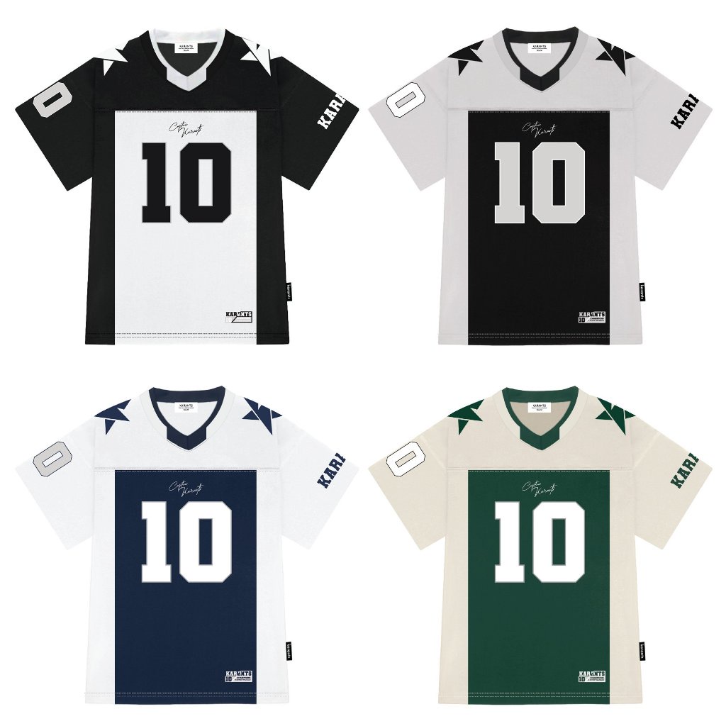 [ราคาประสบการณ์] Karants แบรนด์ท้องถิ่น เสื้อยืดฟุตบอลรุ่นพิเศษโอเวอร์ไซส์ - KR63