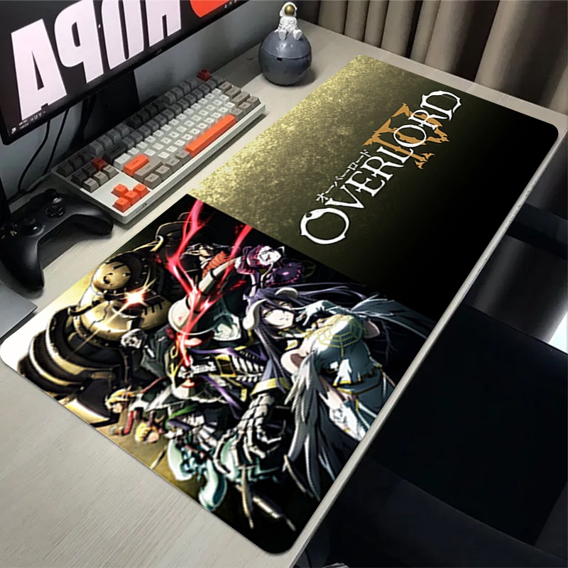 แผ่นรองเมาส์ คีย์บอร์ด ลายอนิเมะ Overlord 1000x500 มม. XXXL อุปกรณ์เสริม สําหรับเล่นเกมคอมพิวเตอร์