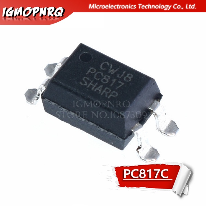 ไอซี PC817C SOP4 PC817-C SOP PC817 C SMD ใหม่ ของแท้ 50 ชิ้น