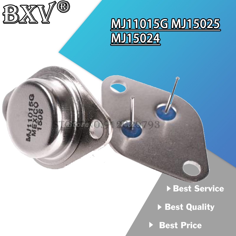2 ชิ้น/ล็อต MJ11015G MJ11015 MJ15025G MJ15025 MJ15024G MJ15024 TO-3 ใหม่และ