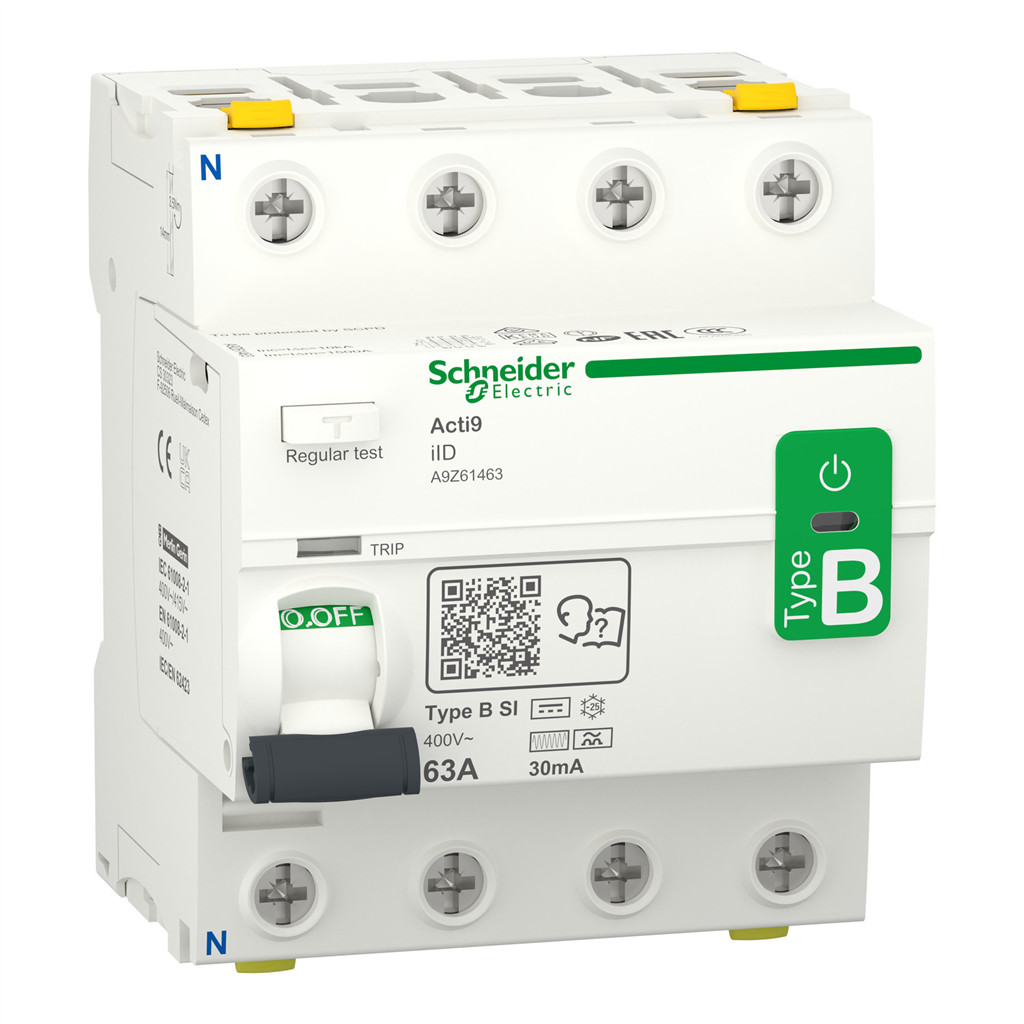 SZ A9F05220 iC60N 2P 20A D เซอร์กิตเบรกเกอร์จิ๋ว (MCB), Acti9 iC60N, 2P, 20A, D curve, 6000A (IEC 60