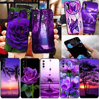 เคสโทรศัพท์มือถือซิลิโคน TPU แบบนิ่ม ลาย FM20 Infinity on Purple สําหรับ Xiaomi Poco M6 Pro Redmi 12 5G Note 12T Pro 12R