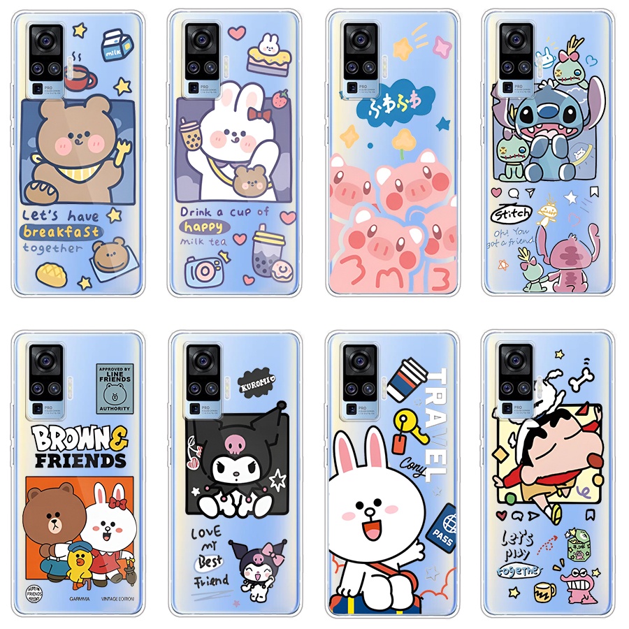 สําหรับ vivo x50 / x50 Pro / X60 / X60 Pro / X70 เคส TPU นิ่ม ซิลิโคน ป้องกัน เคส