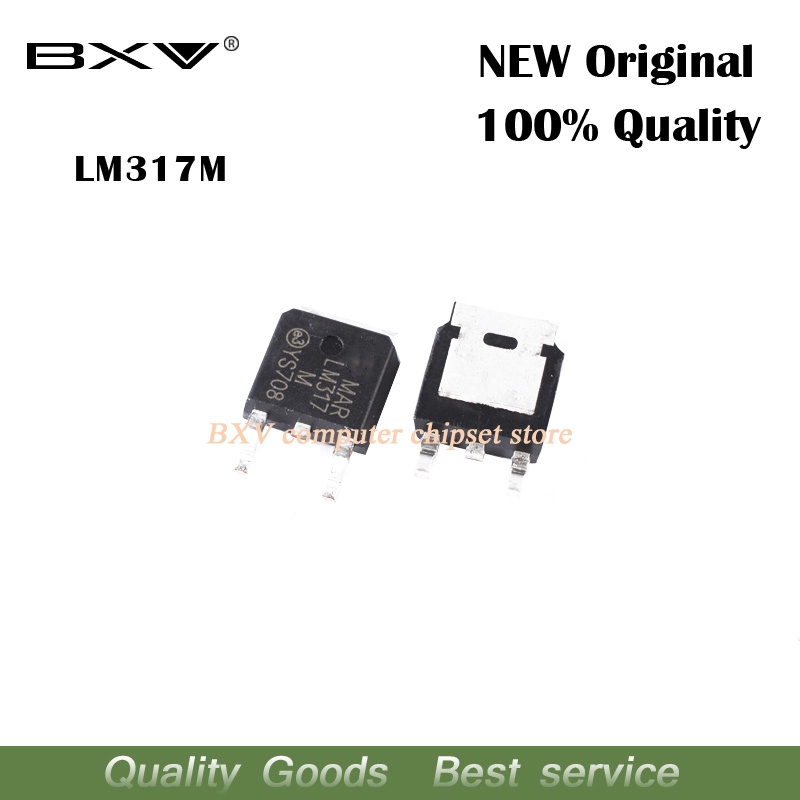 10PCS LM317M LM317 TO252 SOT LM317MDT ตัวควบคุมแรงดันไฟฟ้า SMD IC