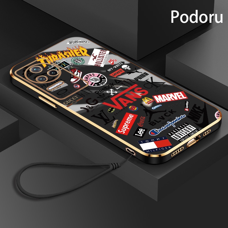 เคส Redmi K50 K60 Ultra K50 Pro Gaming Brand Trend เคสโทรศัพท์ Neo ฝาครอบชุบกันกระแทก