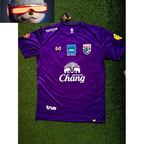 เสื้อฟุตบอล 2019 ( สีม่วง ) wa1567 warrix >> ด้านหลัง มีสปอนเซอร์