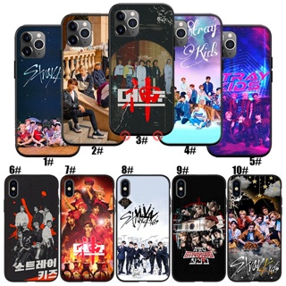 เคสซิลิโคนนิ่ม ลาย Stray Kids BO57 สําหรับ iPhone 12 Pro Max Mini X XS