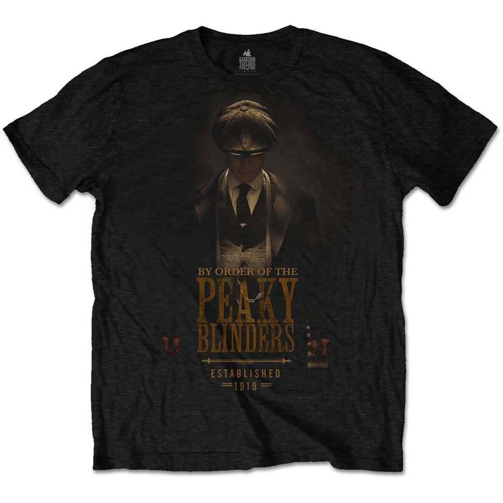 เสื้อยืด พิมพ์ลาย Peaky Blinders Established 1919 สําหรับผู้ชาย และผู้หญิง