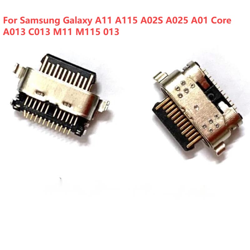 แท่นชาร์จ Usb Type C สําหรับ Samsung Galaxy A11 A115 A02S A025 A01 Core A013 C013 M11 M115 013 10-50 ชิ้น