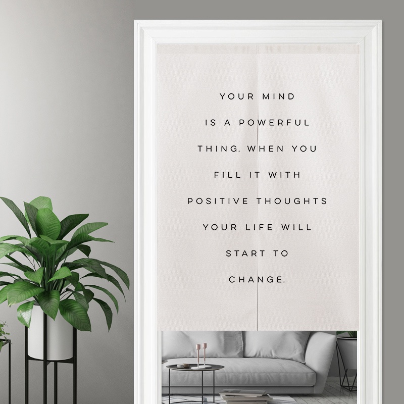 แนะนำ ผ้าม่าน ผ้าม่านประตู ลายภาษาอังกฤษ สไตล์โมเดิร์น มินิมอล สําหรับแขวนตกแต่งหอพัก ห้องน้ํา ราคาพิเศษ มีเก็บเงินปลายทาง