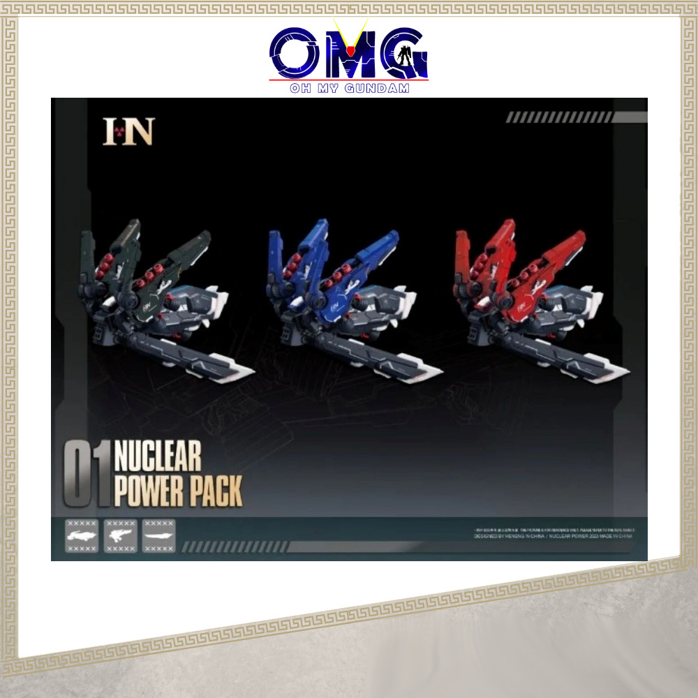 ชุดขยาย HeNeng Nuclear Power Pack พร้อม LED (แดง / น้ําเงิน / ดํา) Nuclear Energy Universal Backpack