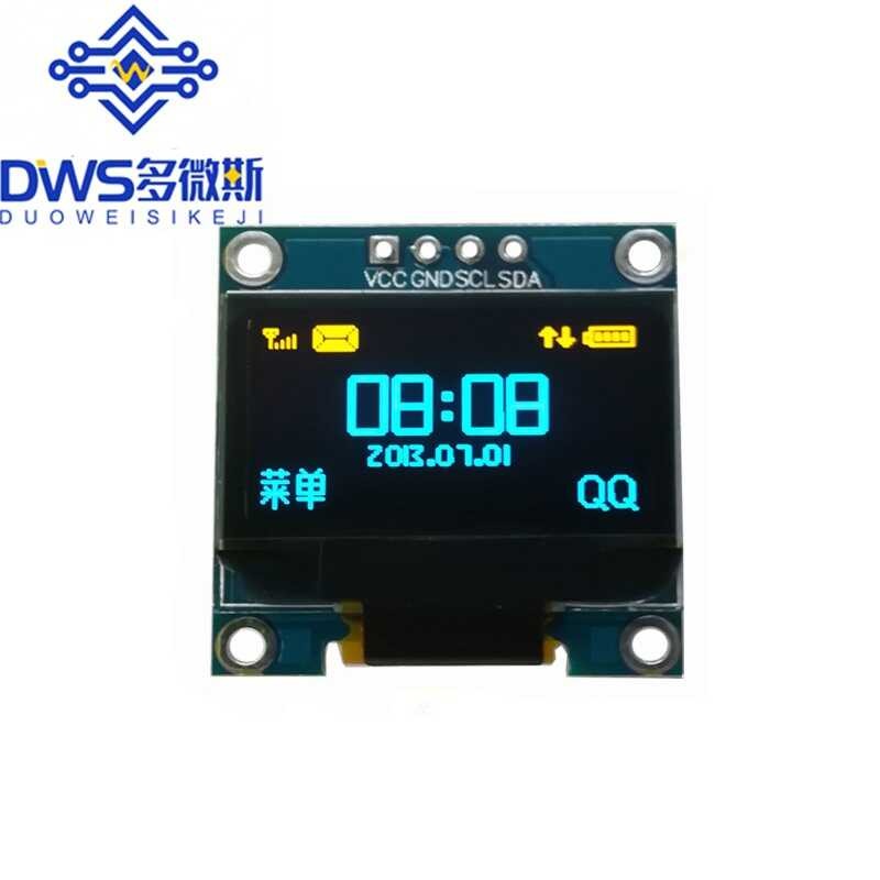 ❤ 0.96 นิ้วการสื่อสาร I2c 18 * 4Oled โมดูลหน้าจอ LCD