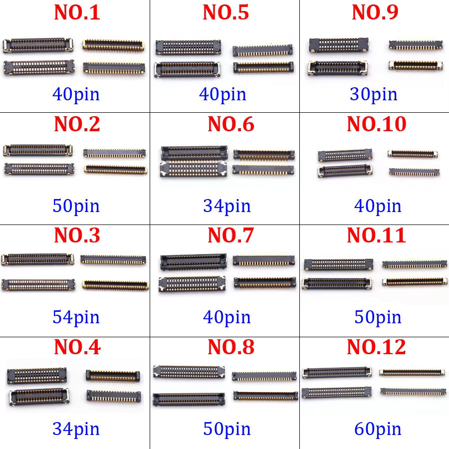 30-60pin จอแสดงผล LCD USB Charger ชาร์จ FPC Connector สําหรับ Android   FPC Connector