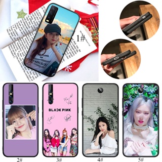 เคสโทรศัพท์มือถือ ลายดอกกุหลาบ Jennie Jisoo Lisa PINK สําหรับ VIVO T1 Y10 Y15S Y15A Y31 Y51 Y74S Y75 Y76 Y76S V23 Pro ILL25