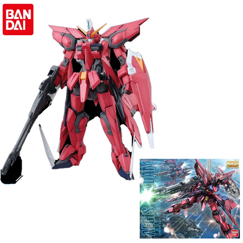 Bandai Gundam MG 1/100 Athrun Zala GAT-X303 Aegis Gundam Effects Anime Action Figures Model