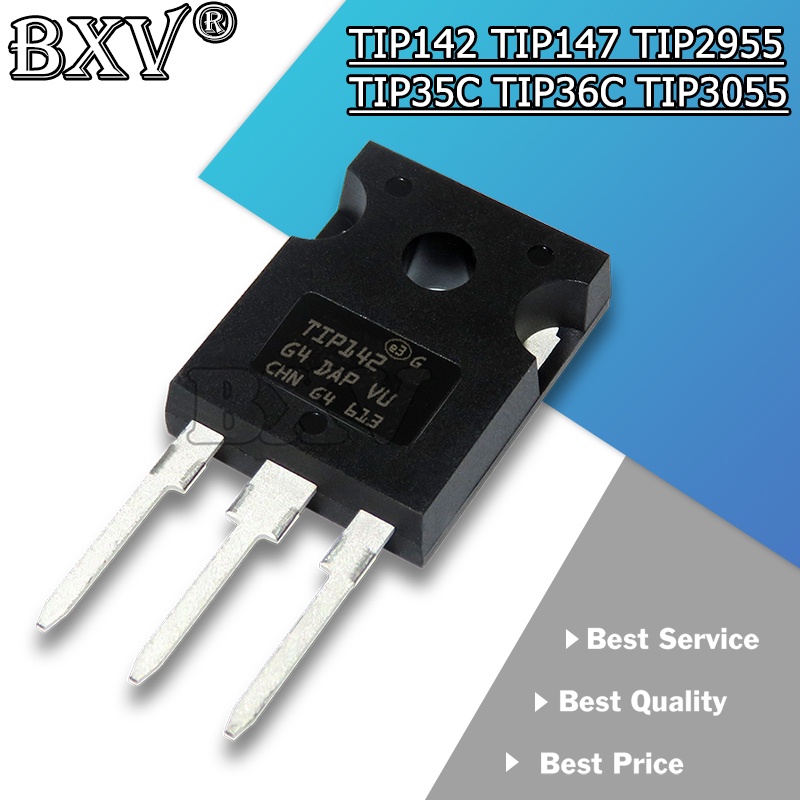 5 ชิ้น/ล็อต TIP35C TIP36C TIP142 TIP147 TIP2955 TIP3055 TO-247 TIP35 TIP36 NPN ใหม่และ IC
