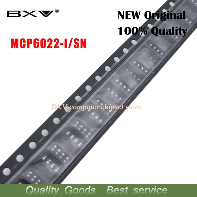 ชิป MCP6022-I/SN SOP-8 MCP6022-I SOP MCP6022 SMD SOP8 10 ชิ้น