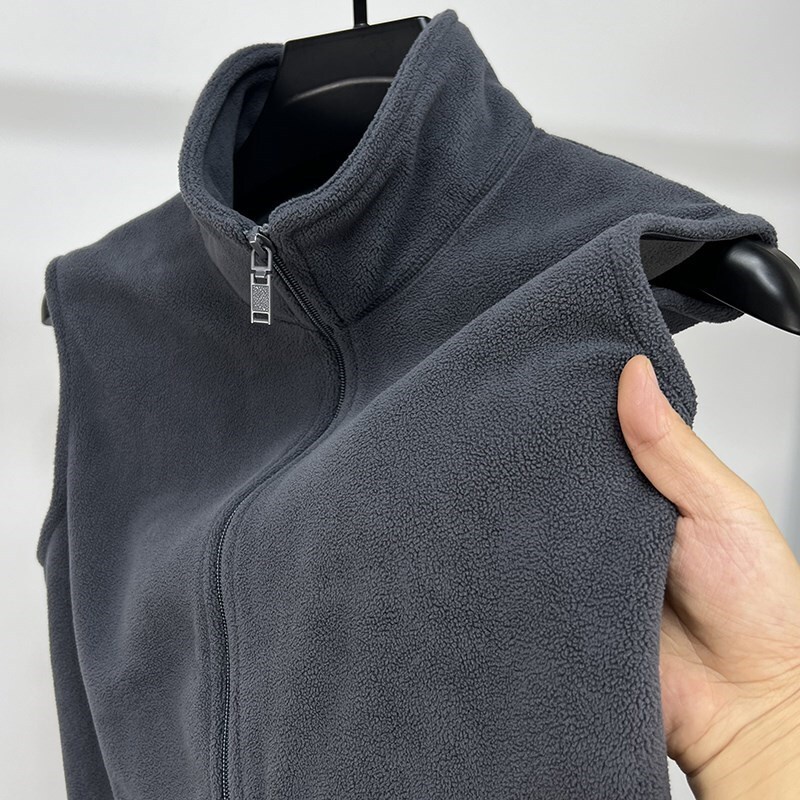 เสื้อแขนกุด ผ้าฝ้าย 100% มีซิป 3 สี ไซซ์ M-5XL สําหรับผู้ชาย