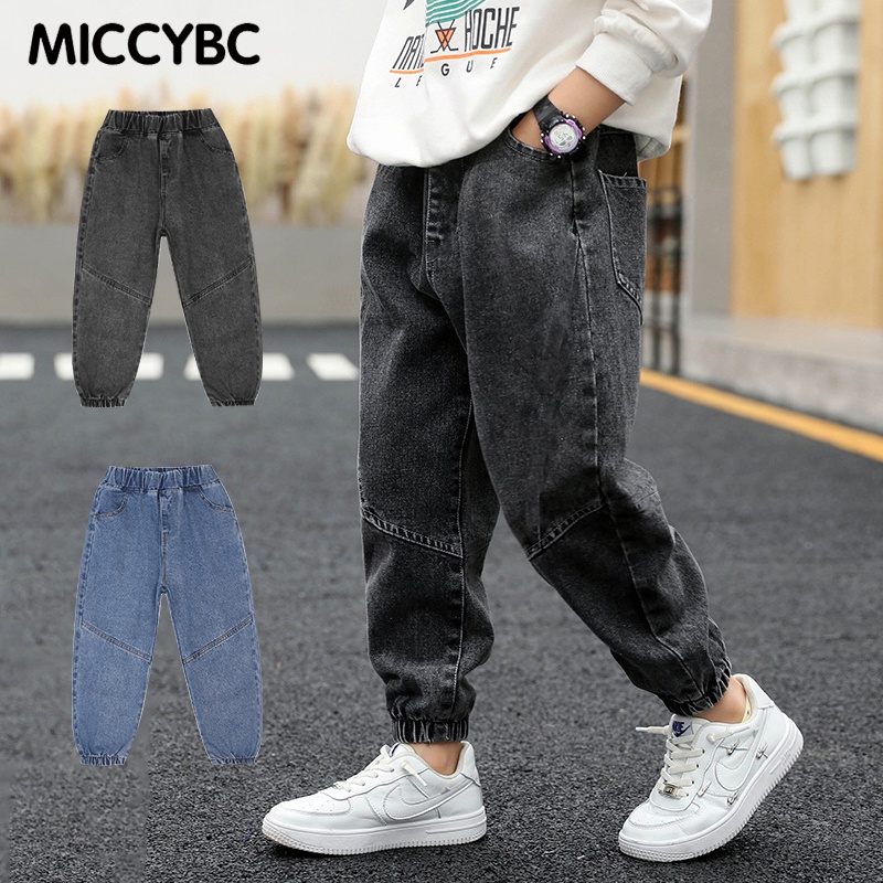 [Bangkok Delivery]กางเกงยีนส์เด็กผู้ชาย 3-10 ปี เหมาะกับฤดูใบไม้ผลิ ฤดูใบไม้ร่วง