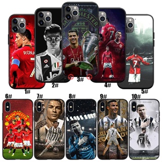 เคสซิลิโคนนิ่ม ลาย Cristiano Ronaldo CR7 BO20 สําหรับ iPhone 12 Pro Max Mini X XS