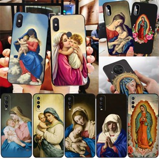 เคสโทรศัพท์มือถือซิลิโคน TPU แบบนิ่ม ลาย FM47 Virgin Mary Christian Christmas สําหรับ Xiaomi Poco M6 Pro Redmi 12 5G Note 12T Pro 12R