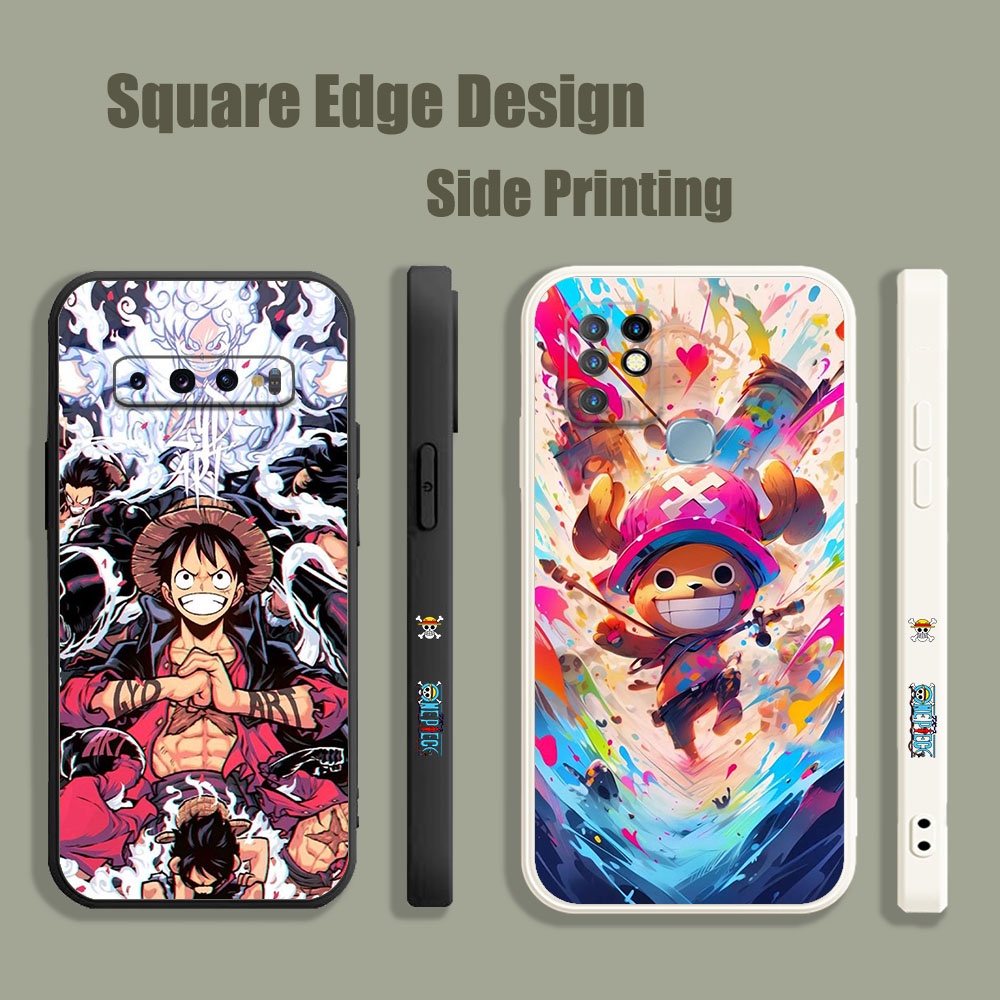 ปลอกสําหรับOPPO A5 A9 A53 A32 A7X Reno 6 5 Z 2020 5G one Pieceเกียร์Tony Tony Chopper Art TGT18 เคสโ