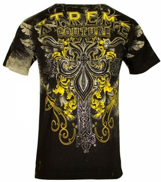 Xtreme COUTURE by AFFLICTION เสื้อยืด ลาย SALVATION Tattoo Biker MMA S-5XL สําหรับผู้ชาย