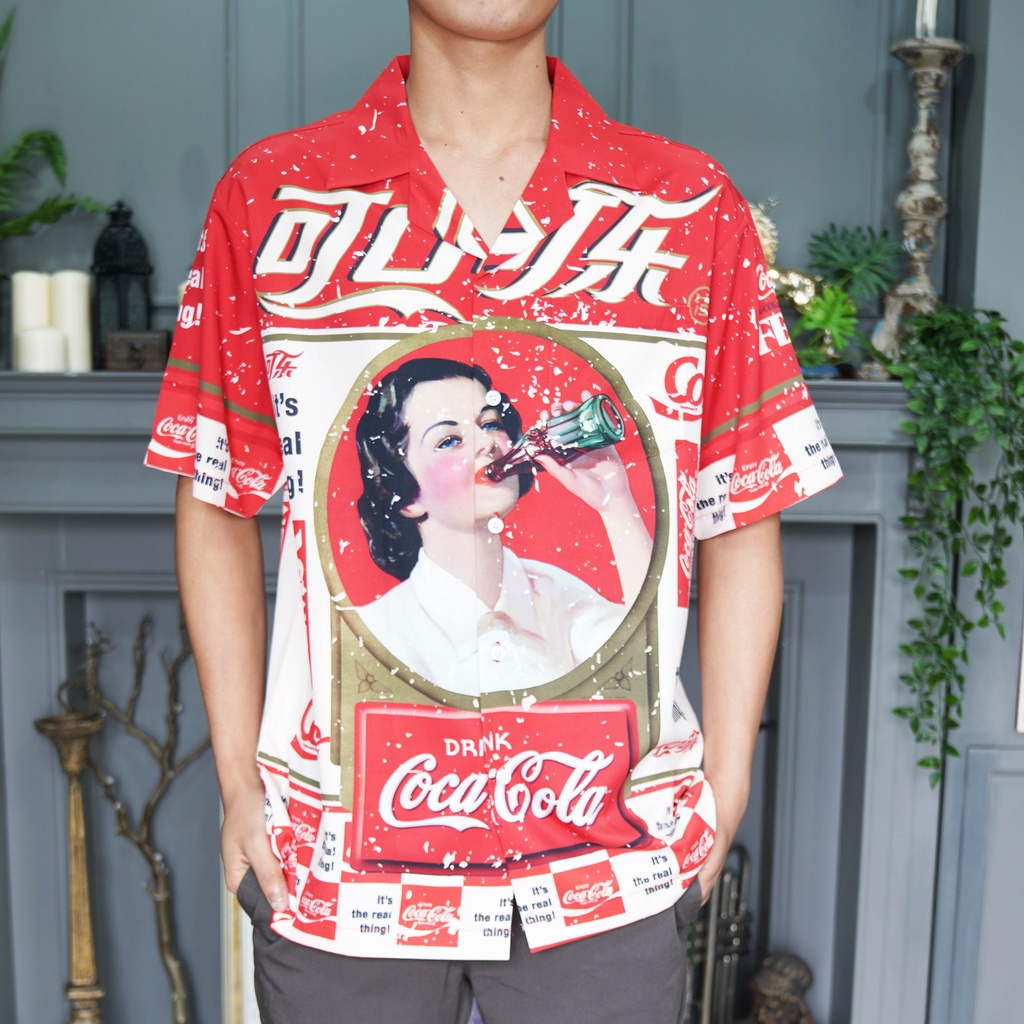 Curve SET27 เสื้อเชิ้ต เสื้อฮาวาย เสื้อลำลอง ลาย Classic แฟชั่น ใส่สบาย ใส่ง่ายได้ทุกโอกาส มีไซส์ S/