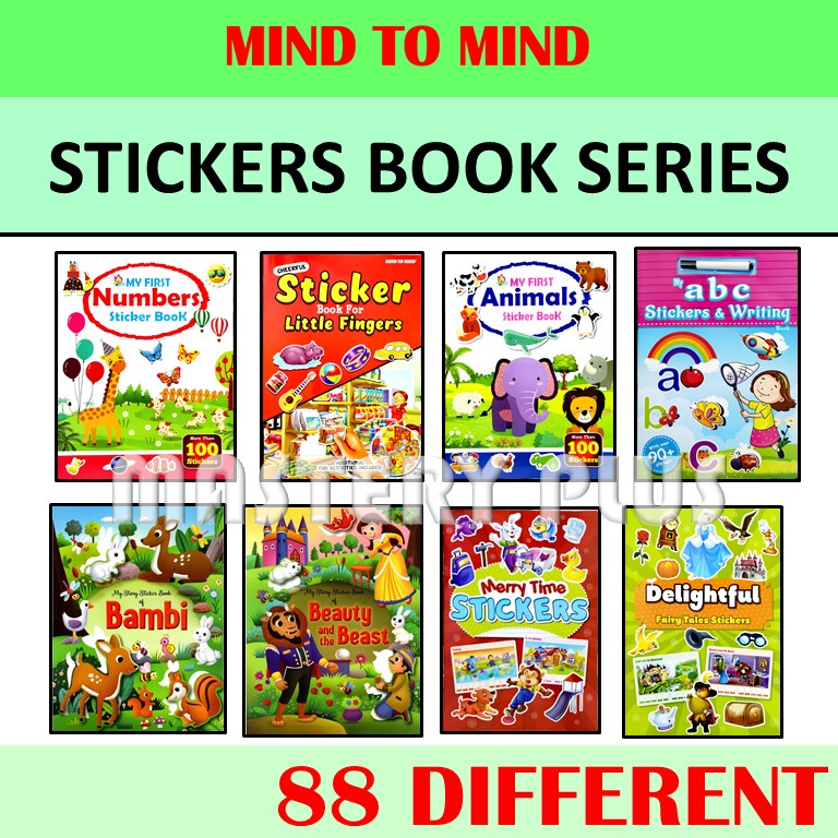 สติ๊กเกอร์ BOOK SERIES ACTIVITIES 贴纸书 เกม 大全 THOMAS & FRIENDS BABY SHARK 44 CATS