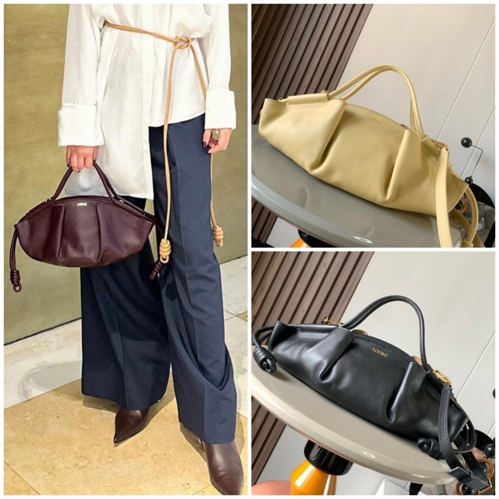Pre order ราคา8400 L0EWE โลเอเว่ 9022 Paseo Handbag กระเป๋าสะพายข้าง Leather SZ35*21*11.5CM