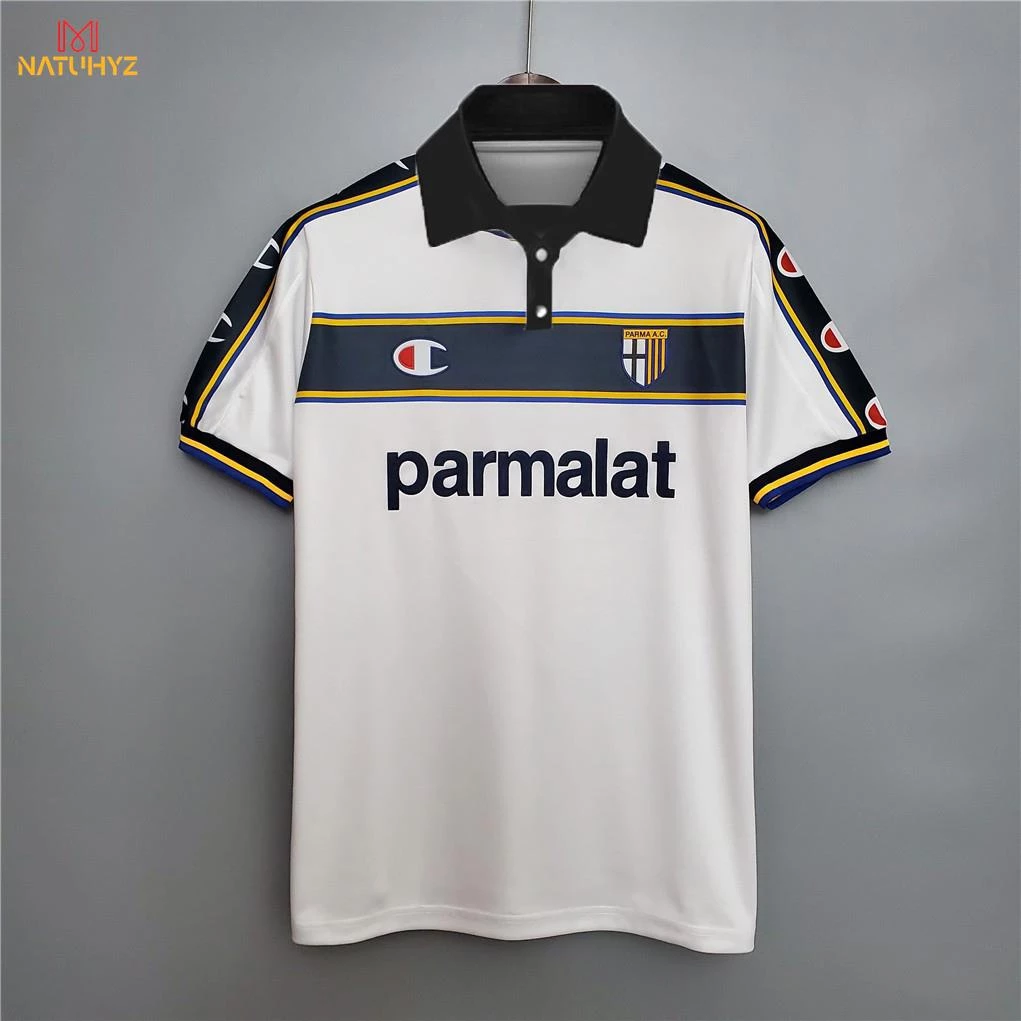 02-03 Parma Away เสื้อฟุตบอลย้อนยุค Football