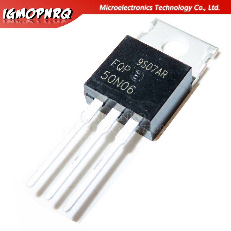 20 ชิ้น FQP50N06 50N06 MOSFET TO-220 N-CH 60V 50A ใหม่