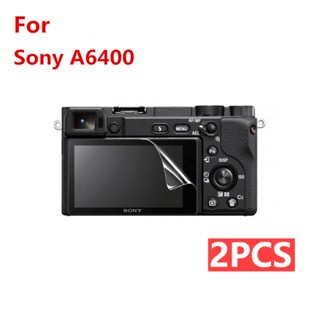 2 ชิ้น ฟิล์มกระจกนิรภัยกันรอยหน้าจอกล้อง สําหรับ For Sony A6400