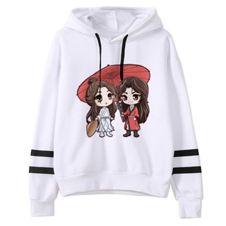 Tgcf เสื้อกันหนาวมีฮู้ด ผ้าฟลีซ ลายกราฟฟิคอนิเมะ Kawaii สไตล์วินเทจ สําหรับผู้หญิง