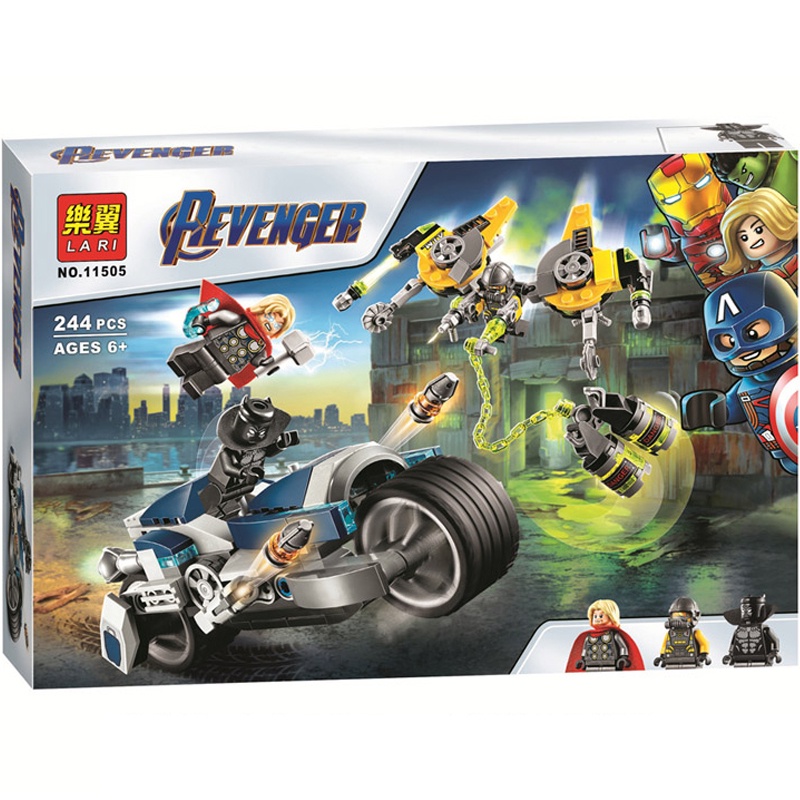 Super Hero Avengers Alliance 4 Super Speed Combat Vehicle Attack Robotic Fighter Compatible with Lego Building Toys