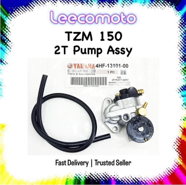 Tzm 2T ปั๊ม Assy + ท่อ Getah 2T ปั๊มน้ํามัน Assy Minyak 2T Pam 4HF-13101-00 Yamaha TZM150 TZM 150
