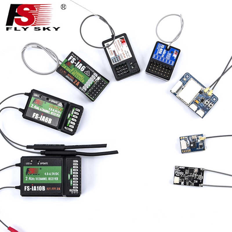 Ia6 Ia6b X6b A8s R6b Ia10b Rx2a FS Gr3e Fli14 ตัวรับสัญญาณวิทยุควบคุม Para Sa FLYSKY I6x I6