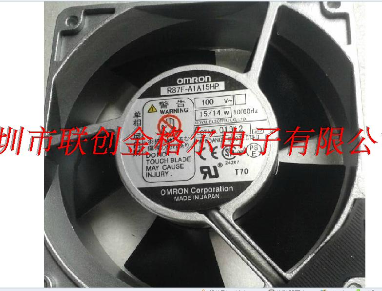 YY Original 120 "120" 38 พัดลมอลูมิเนียมกรอบ AC R87F-A1A15HP 100V