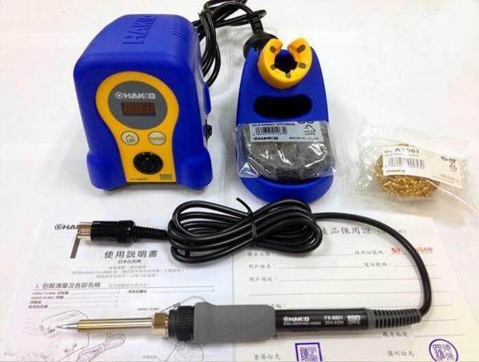 คุณภาพสูง ใหม่ HAKKO FX-888D ญี่ปุ่น Photoelectric สีขาวหัวแร้งไฟฟ้าอุณหภูมิคงที่ชุดหัวแร้ง