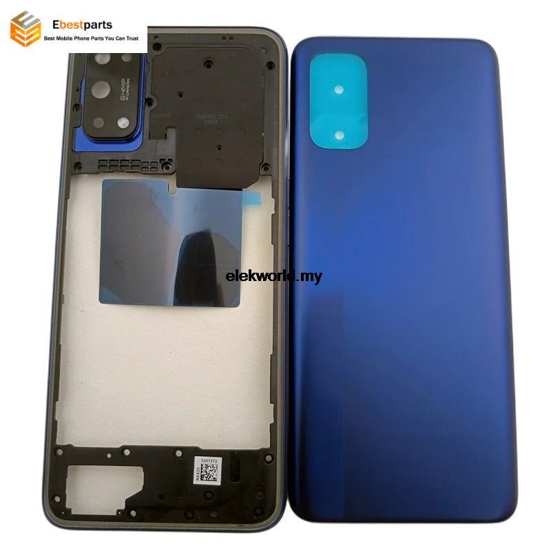 Guo- เคสแบบเต็มสําหรับ OPPO Realme 7 Pro RMX2170 ฝาครอบกรอบกลาง + ฝาหลังแบตเตอรี่ฝาครอบประตูด้านหลังพร้อมเลนส์กล้อง