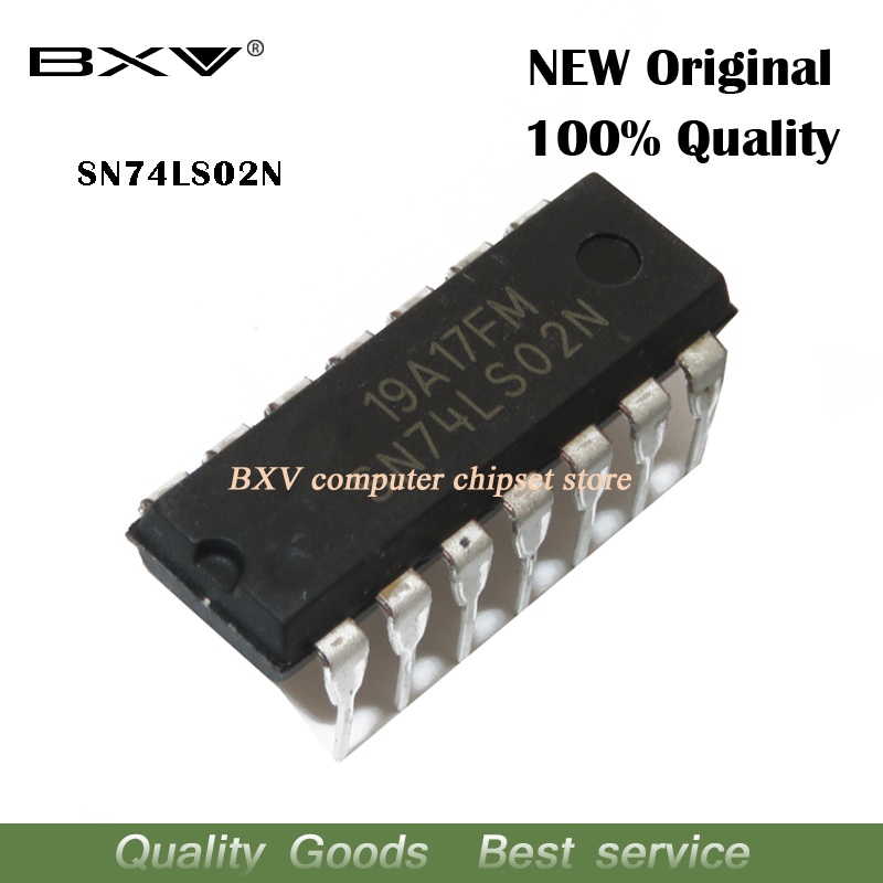 10PCS HD74LS02P DIP14 HD74LS02 DIP SN74LS02N 74LS02 SN74LS02 DIP-14 ชิป IC
